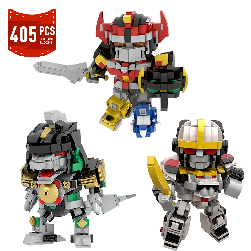 Renewable Energy Lego - MOC Mighty Morphined Power-Rangersed Robot Model