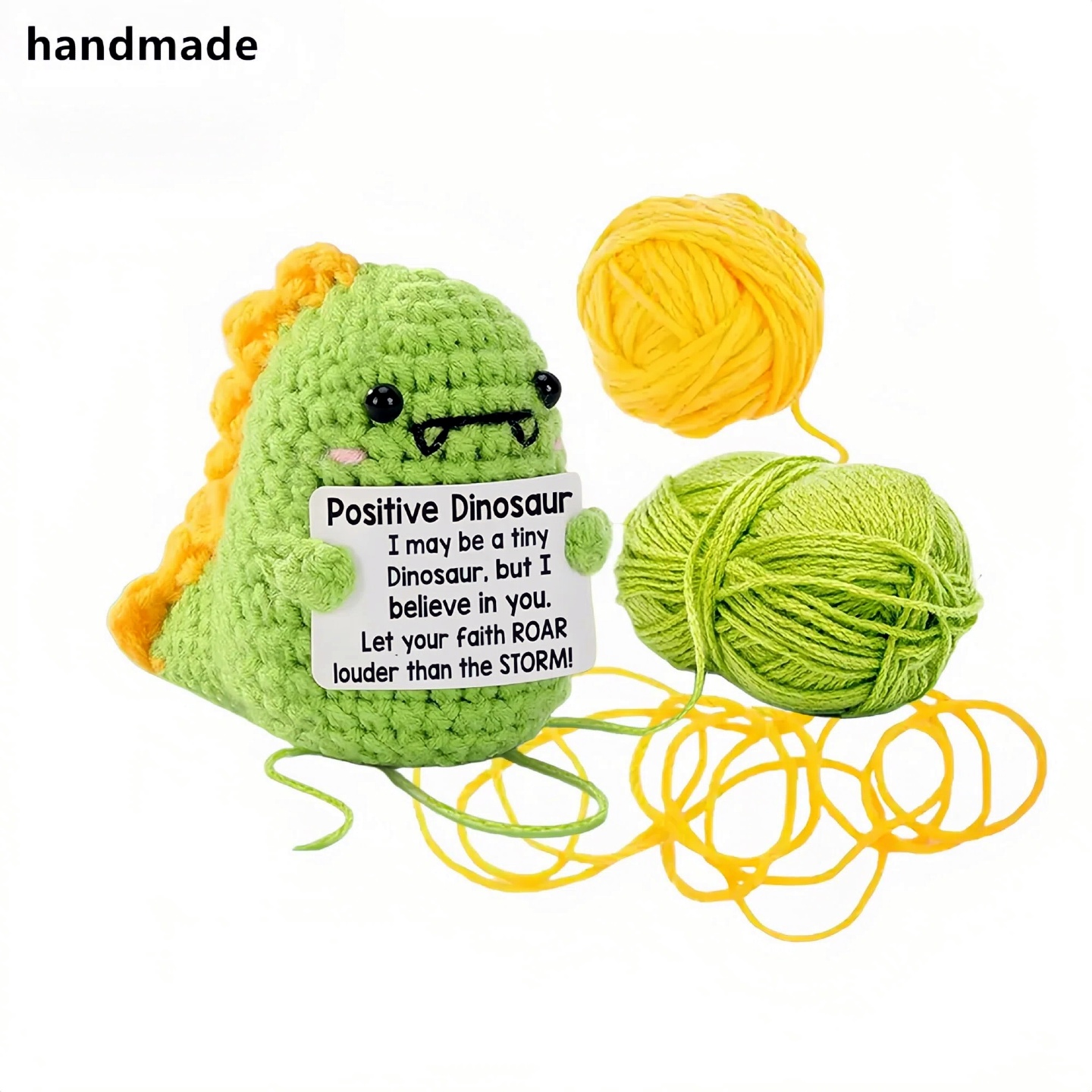 Renewable Energy Resources - Hand-woven Crocheted Ornaments Funny Positive Energy