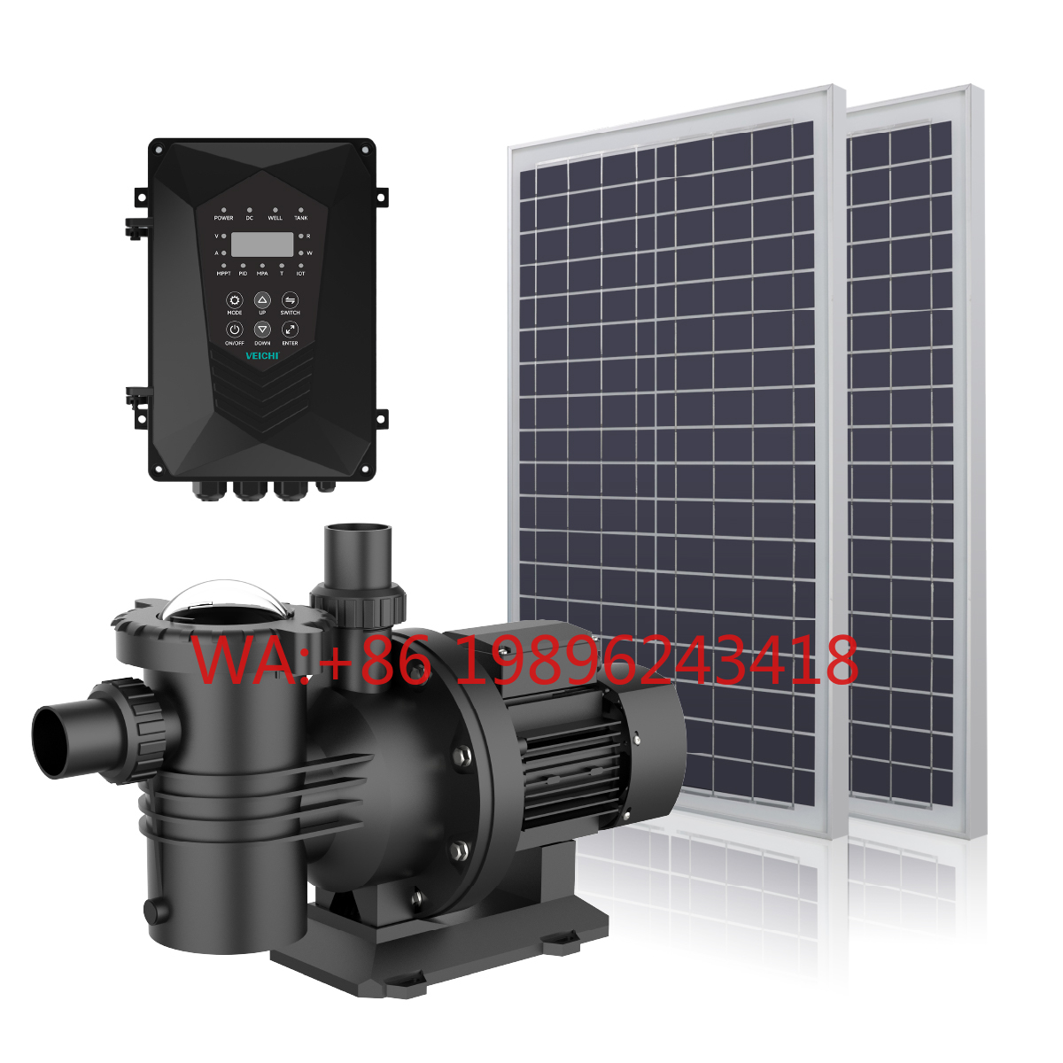 Hybrid Solar Inverter - VEICHI AC DC Hybrid Powered Inverter