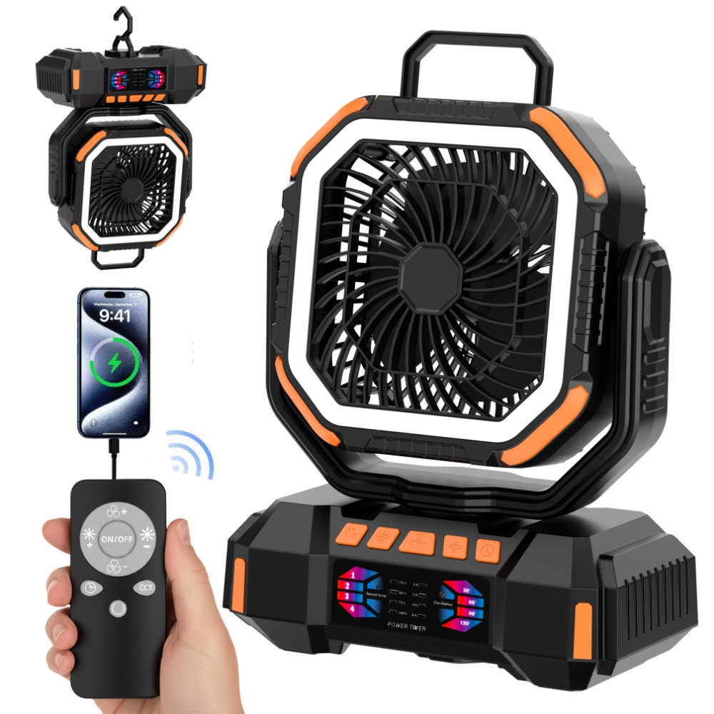 40000mAh Battery Operated Fan  - Renewable Energy Game 评论和价格
