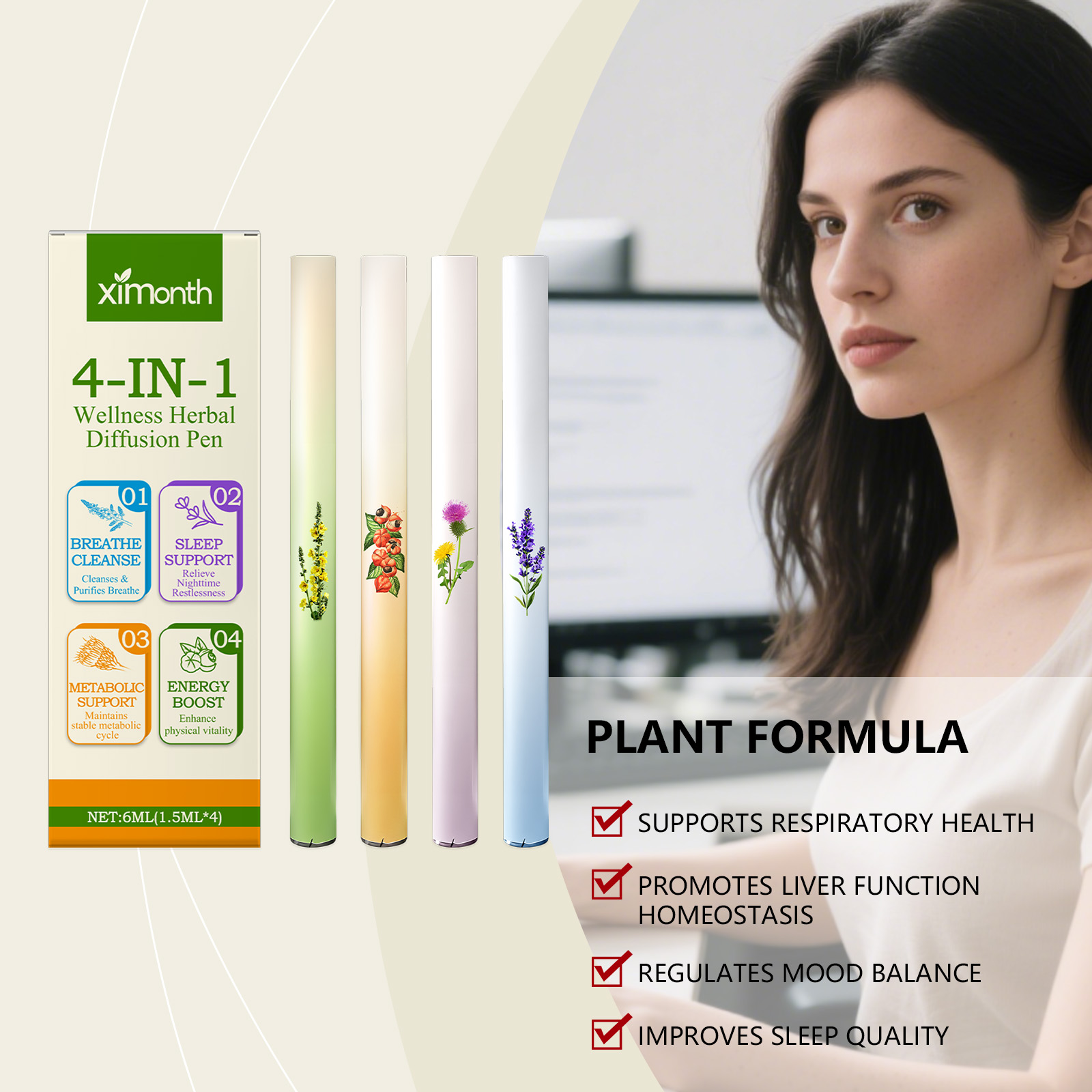 4 In 1 Air Freshening Pen Herb - Renewable Energy Resources 评论和价格