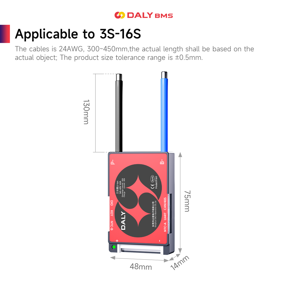 DALY Smart BMS 16S 60V 40A Li- - Smart Bms 评论和价格