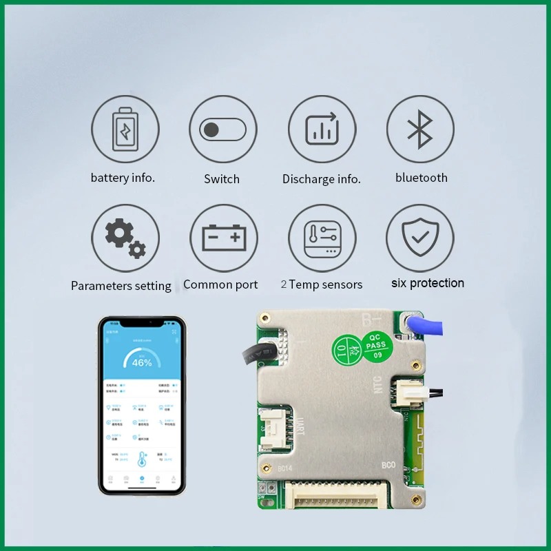 JBD Smart BMS 7S-14S 8S 9S 10S - Smart Bms 评论和价格